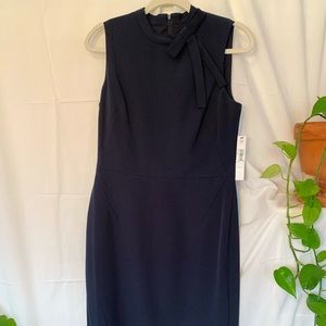 Maggy London Dark Navy Bow Dress Size 10